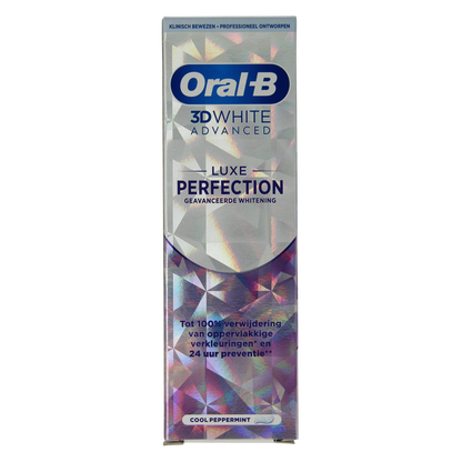 Oral B Tandpasta 3D white luxe perfection 75.00 Milliliter
