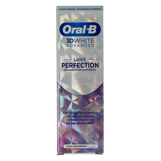 Oral B Tandpasta 3D white luxe perfection 75 Milliliter