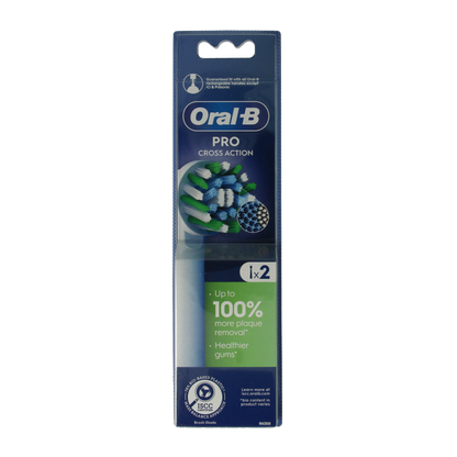 Oral B Opzetborstel cross action 2 Stuks
