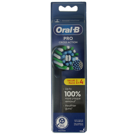 Oral B Opzetborstel action black 4.00 Stuks