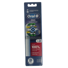 Oral B Opzetborstel floss action 2 Stuks