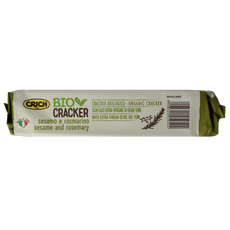 Crich Crackers sesam rozemarijn bio 250 Gram