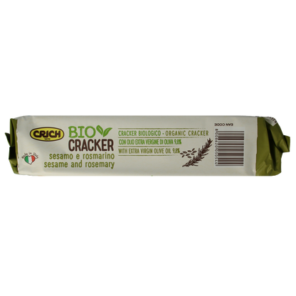 Crich Crackers sesam rozemarijn bio 250.00 Gram