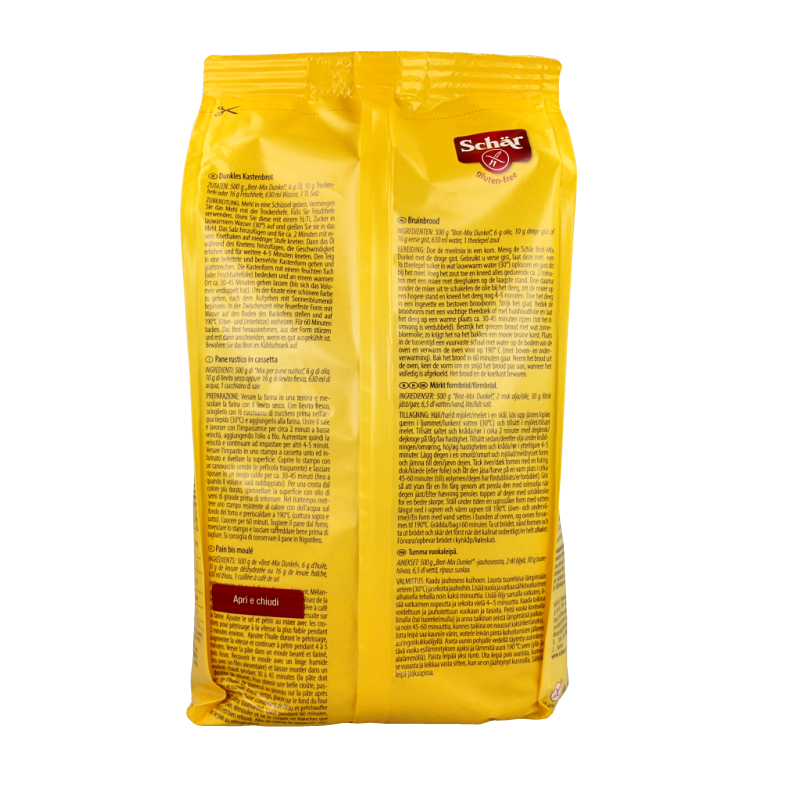 Schar Broodmix bruin glutenvrij 1 Kilogram