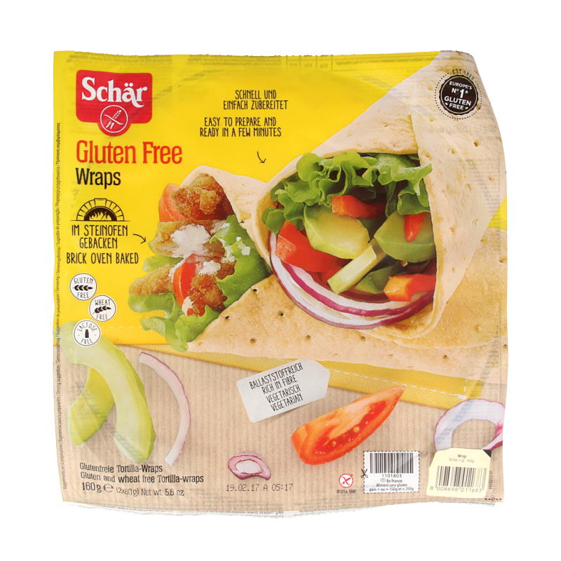 Schar Wraps glutenvrij 160 Gram