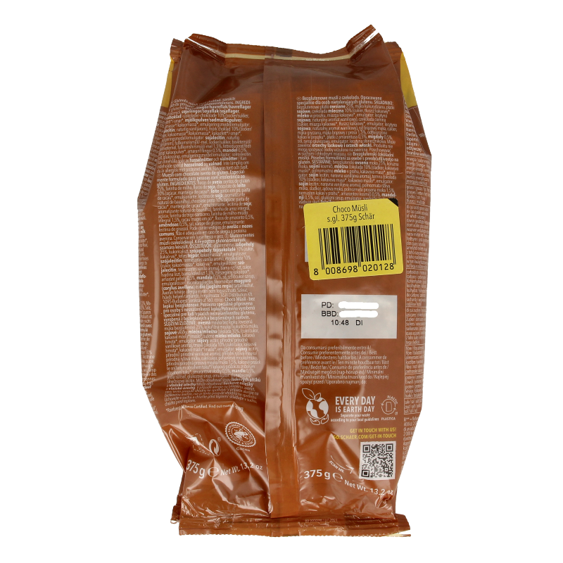 Schar Choco muesli glutenvrij 375 Gram