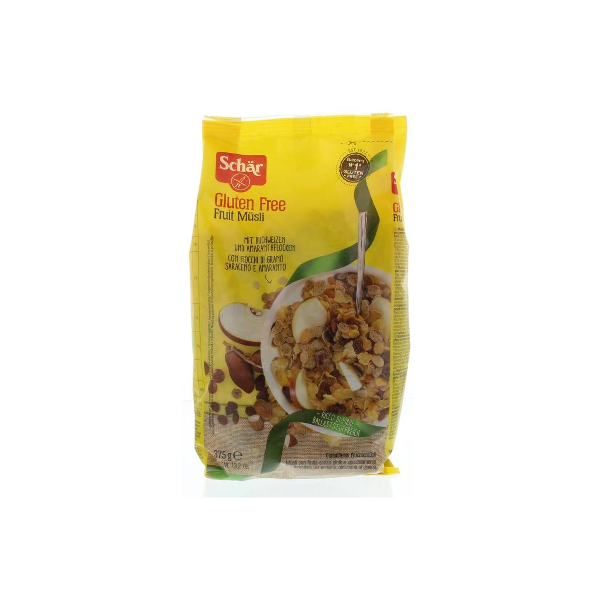 Schar Muesli fruit glutenvrij 375 Gram