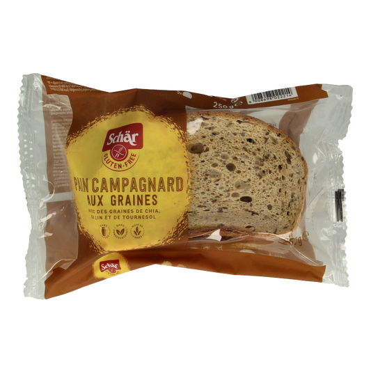 Schar Pain campagnard meergranenbrood glutenvrij 250 Gram
