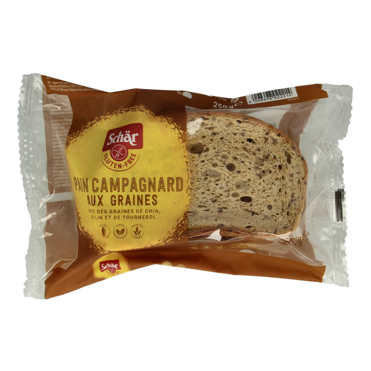 Schar Pain campagnard meergranenbrood glutenvrij 250.00 Gram