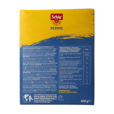 Schar Pasta penne glutenvrij 400.00 Gram