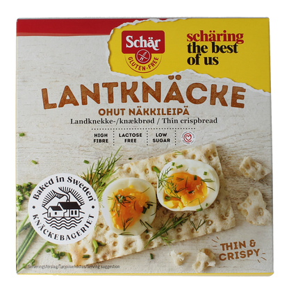 Schar Knackerbrod dun vezelrijk glutenvrij 230.00 Gram