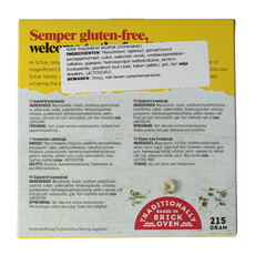 Schar Knackebrod vezelrijk glutenvrij 215.00 Gram