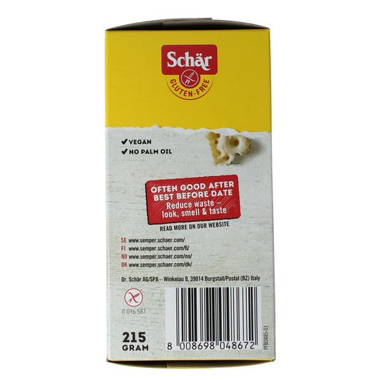 Schar Knackebrod vezelrijk glutenvrij 215.00 Gram