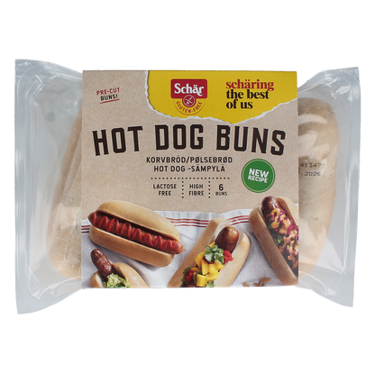 Schar Hotdog broodjes glutenvrij 240.00 Gram