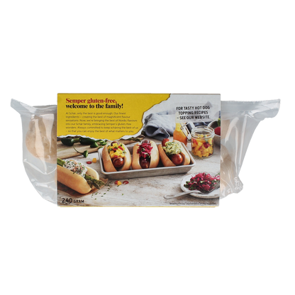 Schar Hotdog broodjes glutenvrij 240.00 Gram