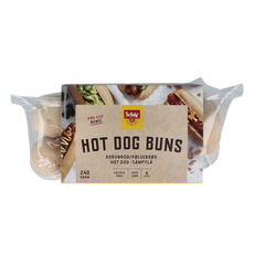 Schar Hotdog broodjes glutenvrij 240.00 Gram
