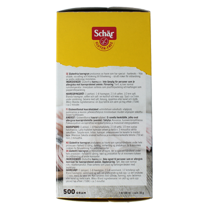 Schar Havervlokken glutenvrij 500.00 Gram