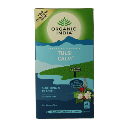 Organic India Tulsi calm tea bio 25 Stuks