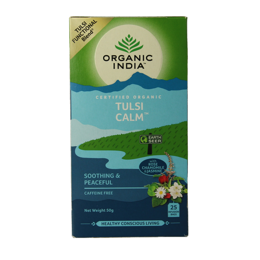 Organic India Tulsi calm tea bio 25 Stuks
