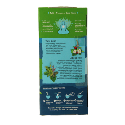 Organic India Tulsi calm tea bio 25 Stuks