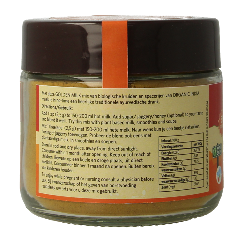 Organic India Golden turmeric latte mix 100 Gram