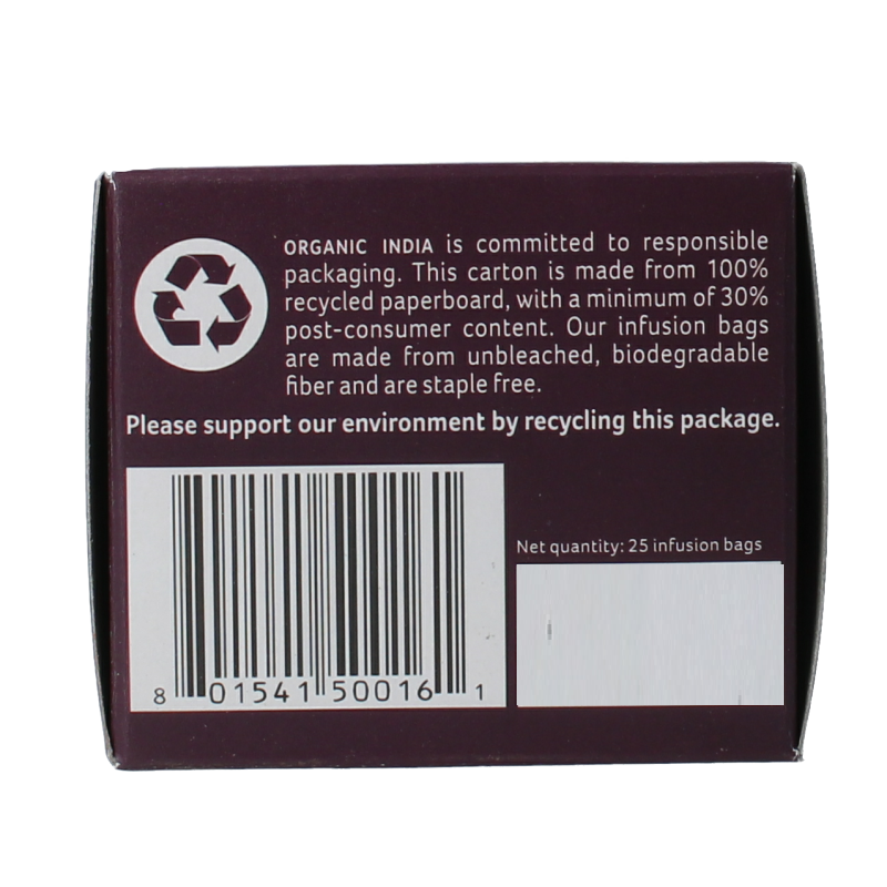 Organic India Tulsi sweet rose thee bio 25 Stuks