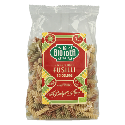 Bioidea Fusilli tricolore spirelli bio 500.00 Gram