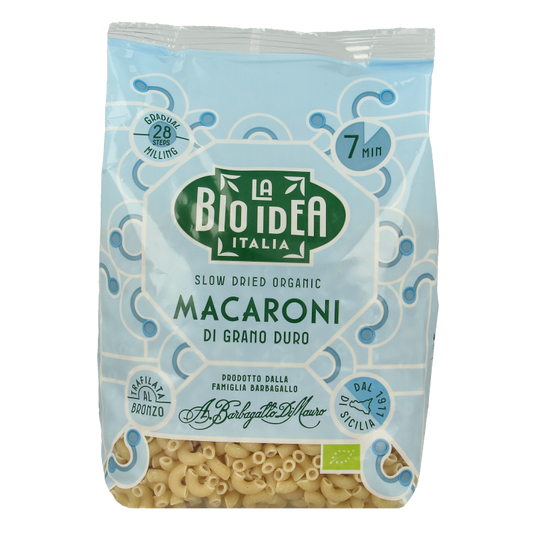 Bioidea Macaroni wit elleboogjes bio 500 Gram