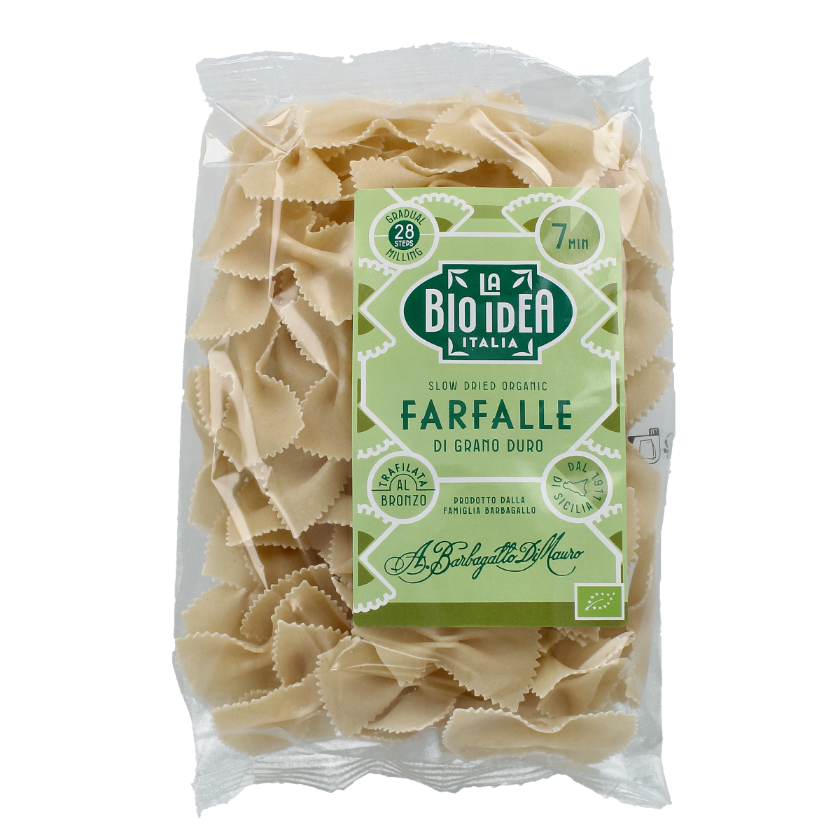 Bioidea Farfalle vlindertjes wit bio 275.00 Gram