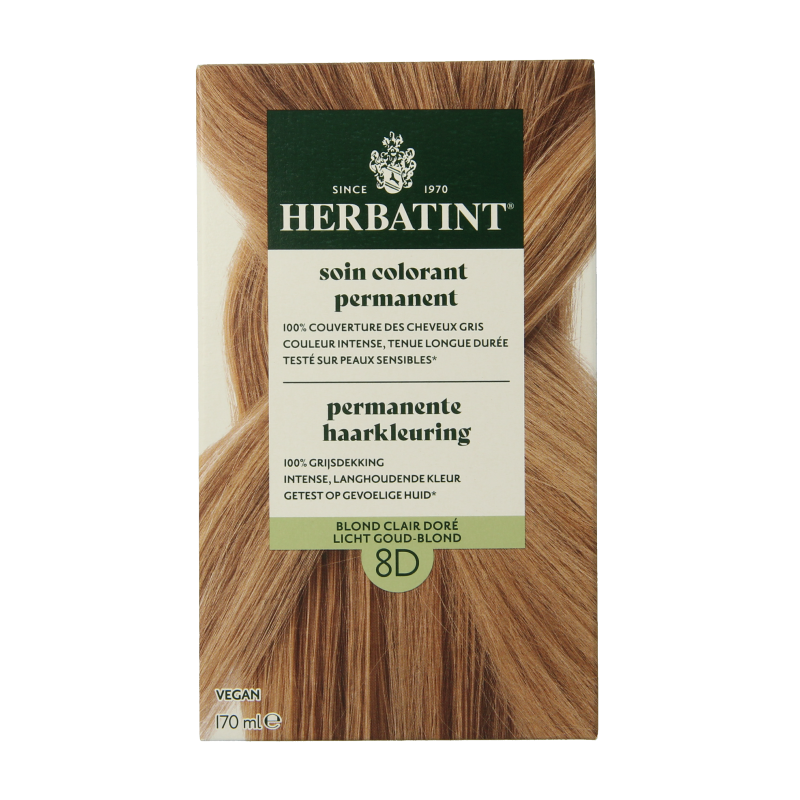 Herbatint 8D Licht goud blond 170 Milliliter