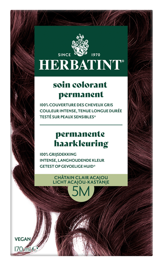 Herbatint 5M licht acajou kastanje 170 Milliliter