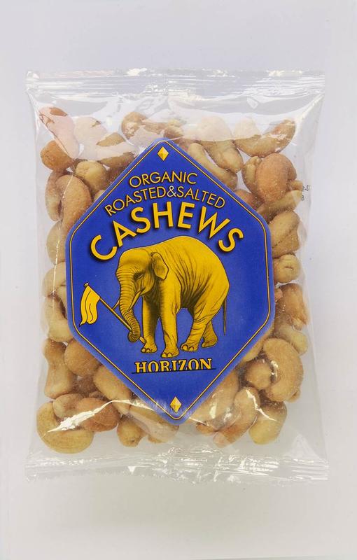 Horizon Cashewnoten geroosterd en gezout bio 100 Gram