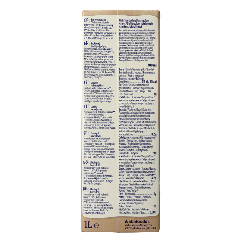 Isola Bio Haverdrank bio 1 Liter