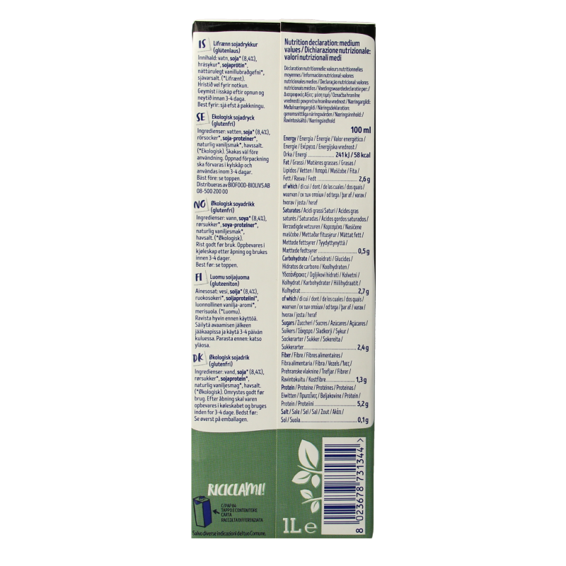 Isola Bio Protein plus bio 1000 Milliliter