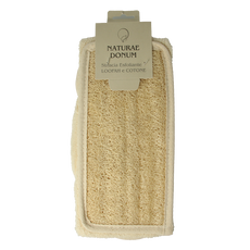 Naturae Donum Scrub band katoen & loofah 1 Stuks