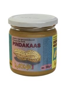Monki Pindakaas met zout eko bio 330 Gram