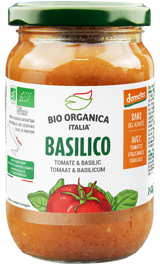 Bio Organica  Pastasaus basilicum demeter 350.00 Gram