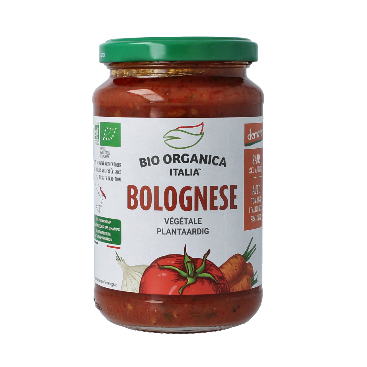 Bio Organica  Pastasaus bolognese plantaardig demeter 350.00 Gram