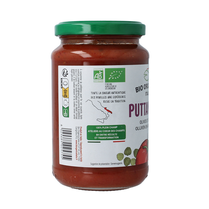 Bio Organica  Pastasaus olijf & kappertjes demeter 350.00 Gram