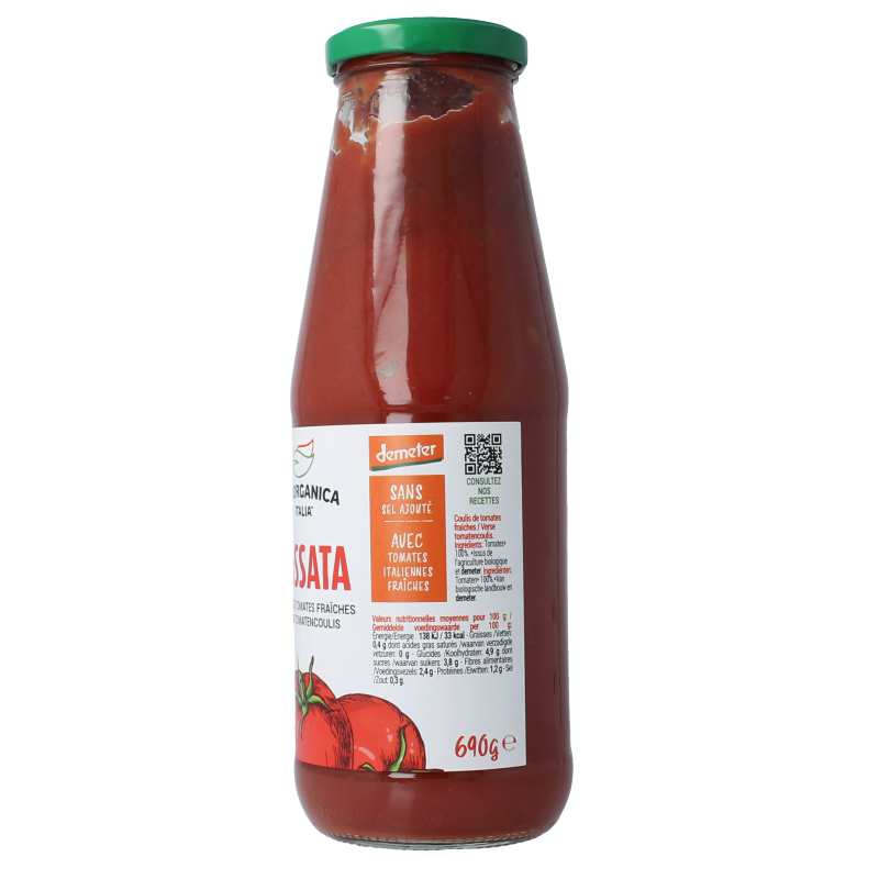 Bio Organica Italia Tomaten passata demeter bio 690 Gram