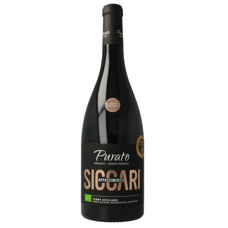 Purato Siccari appassimento terre Siciliane bio 750 Milliliter