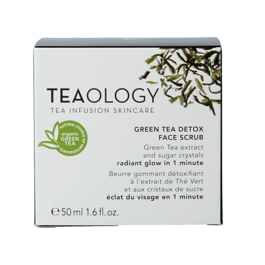 Teaology Green tea detox face scrub 50 Milliliter