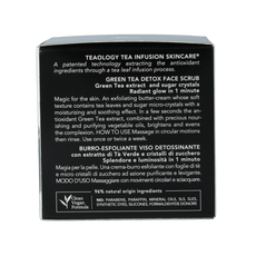 Teaology Green tea detox face scrub 50.00 Milliliter