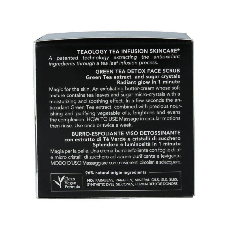 Teaology Green tea detox face scrub 50 Milliliter