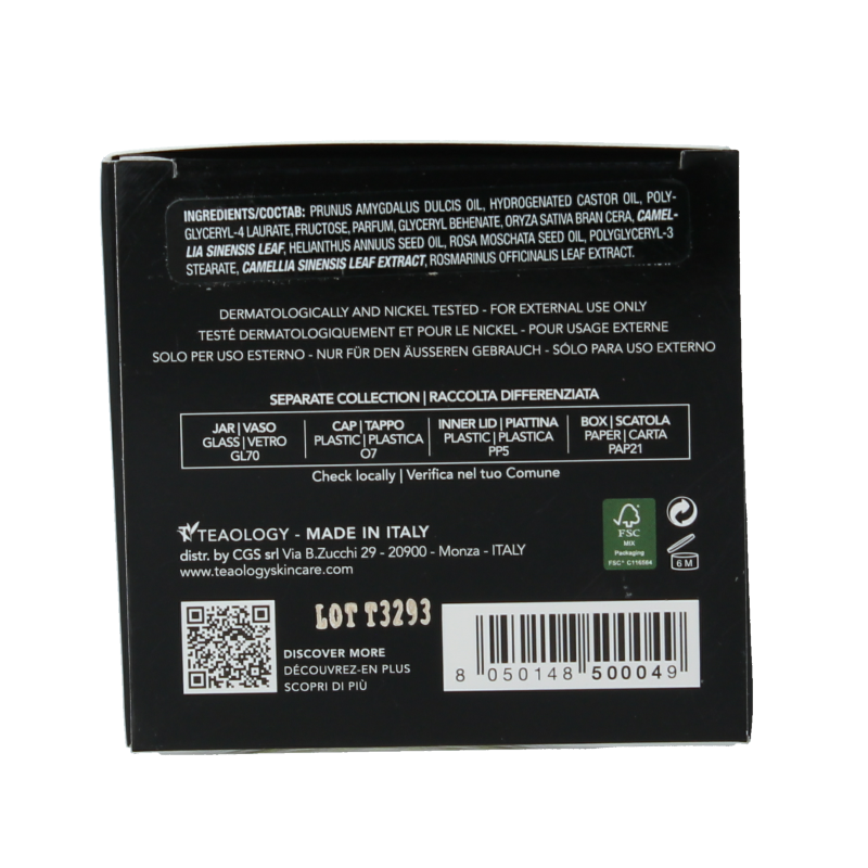 Teaology Green tea detox face scrub 50 Milliliter