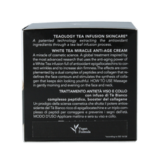 Teaology White tea anti age cream 50.00 Milliliter