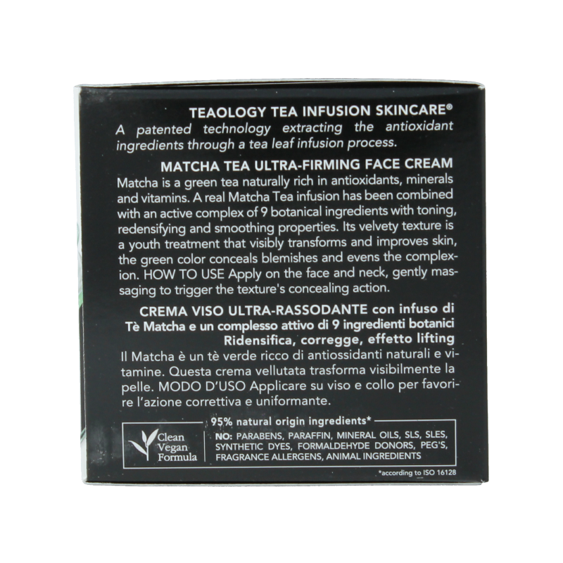 Teaology Matcha tea ultra firming cream 50 Milliliter