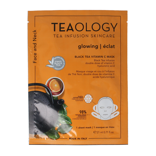 Teaology Black tea vitamine C mask 1 Stuks