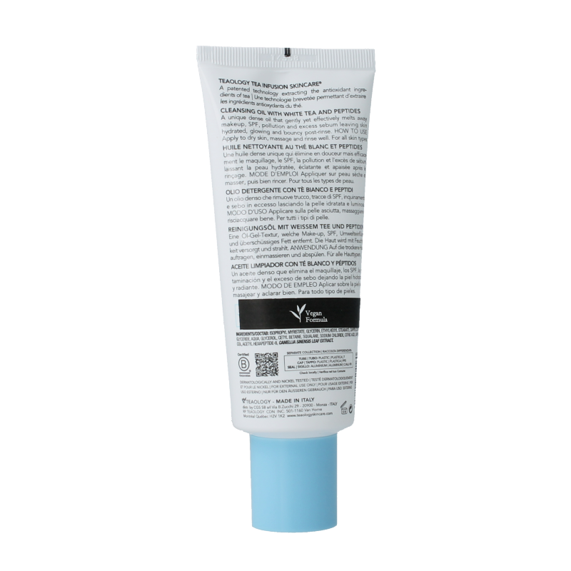 Teaology White tea peptide cleansing oil 100 Milliliter