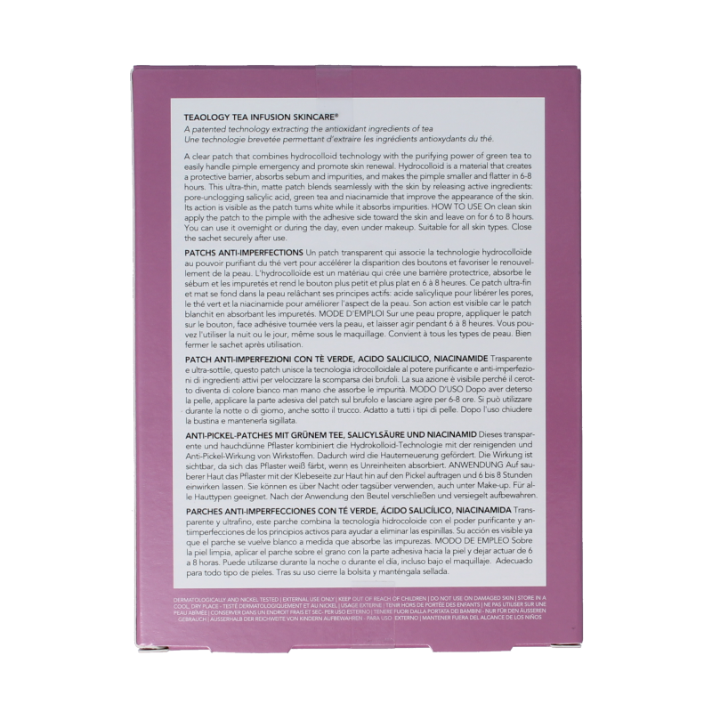 Teaology Tea glow blemish patches 32 Stuks